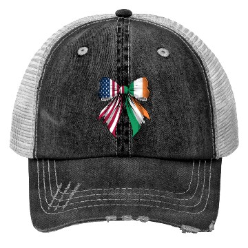 Discover Coquette Bow Ireland Roots Heritage Irish Pride Trucker Hats