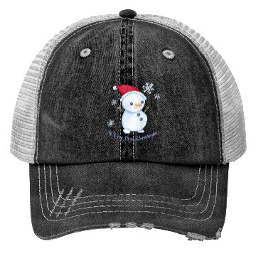 Discover First Christmas Snowman  Trucker Hats