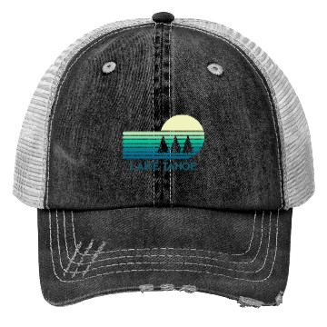 Discover Lake Tahoe California Trucker Hats