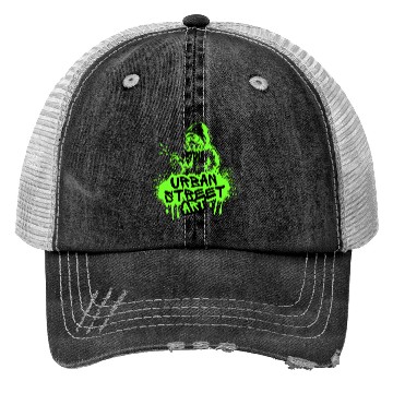 Discover Urban Street Art Graffiti Trucker Hats – Neon Green