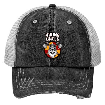 Discover viking uncle norse warrior funny gift Trucker Hats