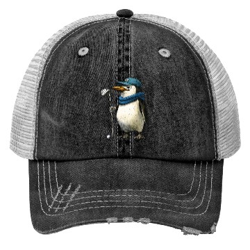 Discover Penguins Golf Trucker Hats