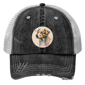Discover Dog Balloon Trucker Hats