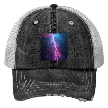 Discover Electric Lightning Storm Trucker Hats