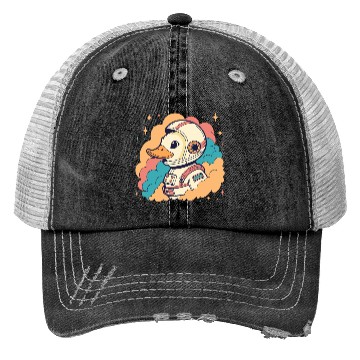 Discover Space Duck Trucker Hats
