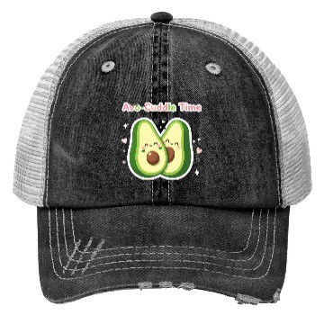 Discover Cute Avocado Cuddle Design Trucker Hats