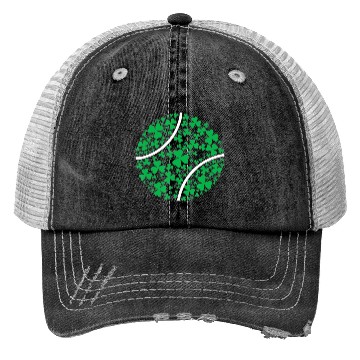Discover Shamrock Heart St. Patrick's Day Design Trucker Hats