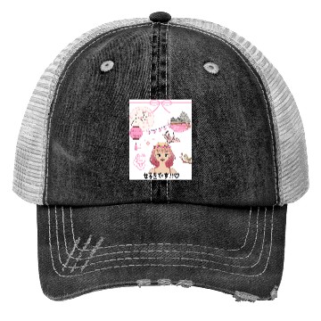 Discover Cherry Blossom Girl with Japanese Elements Trucker Hats