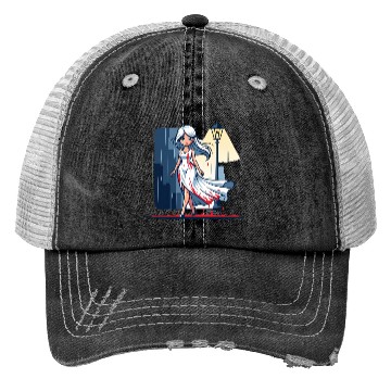 Discover THE LADY IN STREET Trucker Hats