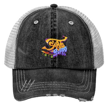Discover Skateboard Graffiti Art Design Trucker Hats
