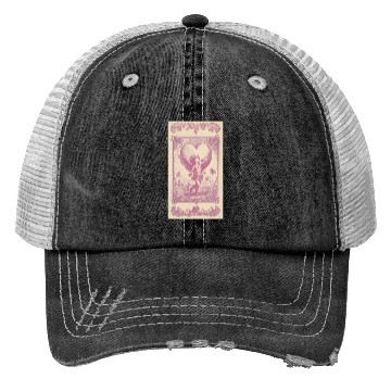 Discover Vintage Cupid Heart Illustration Trucker Hats
