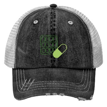 Discover Waffle Pill Logo GnG Trucker Hats