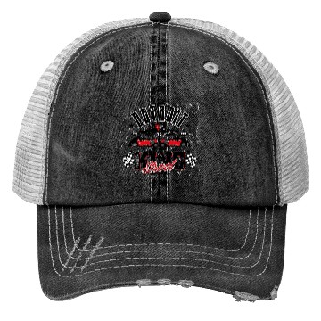 Discover Retro Octobite Hot Rod Detroit Garage Trucker Hats