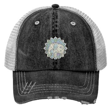 Discover Elephant Mandala Mindfulness Design Trucker Hats