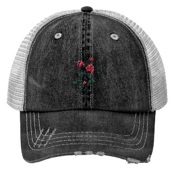 Discover Dark Rose Thorns Artistic Design Trucker Hats
