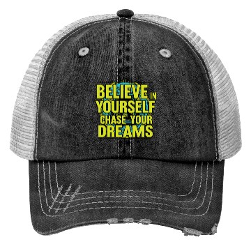 Discover Inspirational Dream  Typography Design Trucker Hats