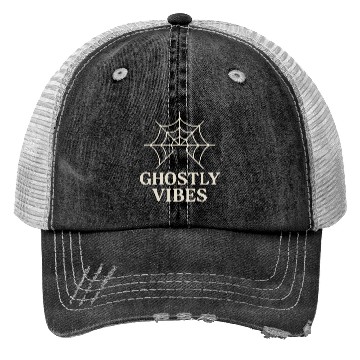 Discover Ethereal Spider Web Logo Design Trucker Hats
