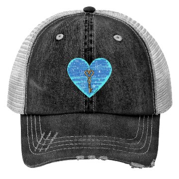 Discover Girlhood in light blue Trucker Hats