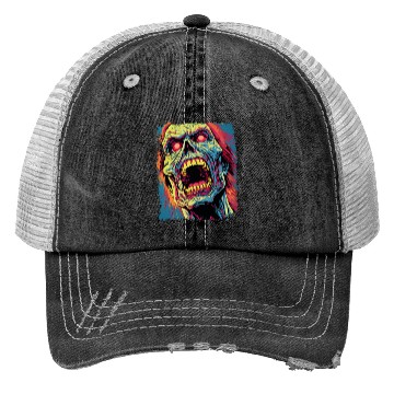Discover Classic Horror Halloween Zombie Trucker Hats