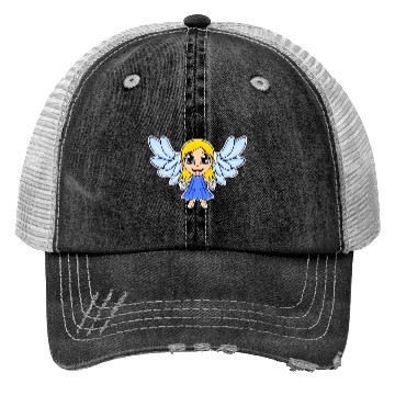 Discover Cute Angel Girl Trucker Hats