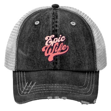 Discover Retro Ethereal Vibe Epic Wife Trucker Hats