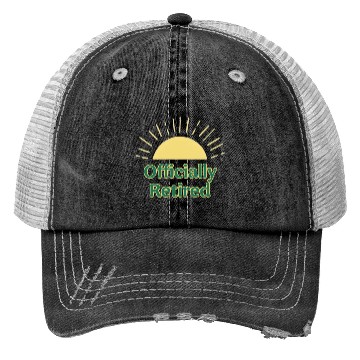 Discover Sunrise Retirement Celebration Design Trucker Hats