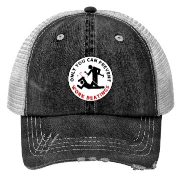 Discover Work Beating Safe Graphic Trucker Hats