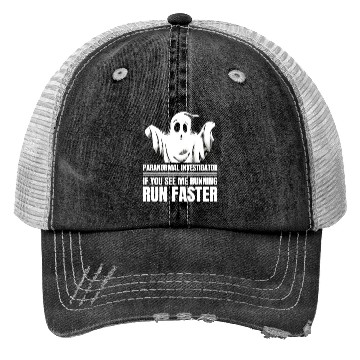 Discover Funny Ghost Hunter Ghostbuster Halloween Spooky Trucker Hats