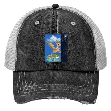 Discover Flying Mythical Waterfowl with Adventure Theme Trucker Hats