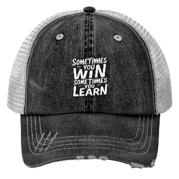 Discover Motivational Quote Design Inspiring Growth Trucker Hats