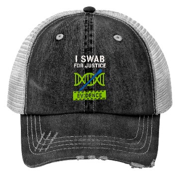 Discover Forensic Chemist Crime Lab Toxicology Science Trucker Hats