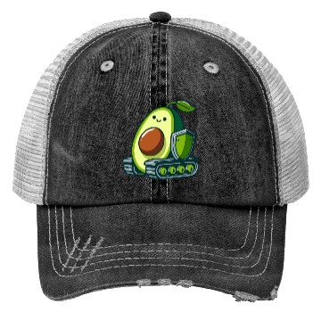 Discover cute avocado tank Trucker Hats