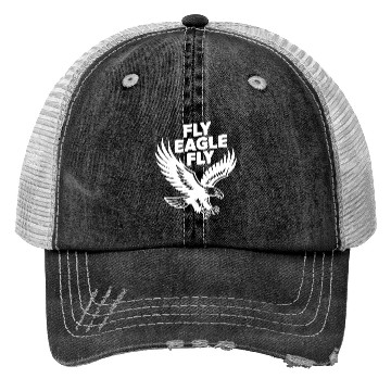 Discover Fly Eagle Fly Trucker Hats
