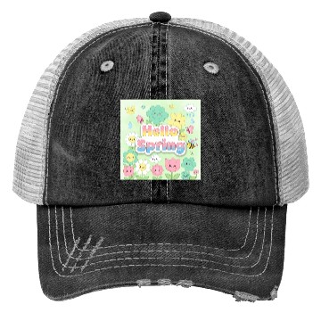 Discover Hello Spring Trucker Hats