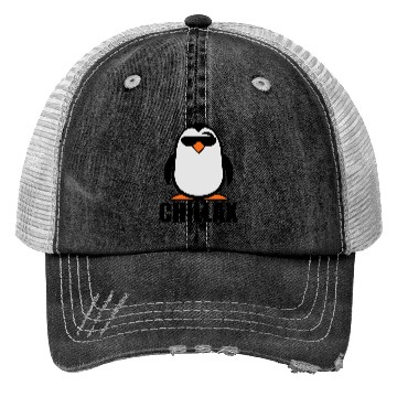 Discover Chillax Penguin Trucker Hats