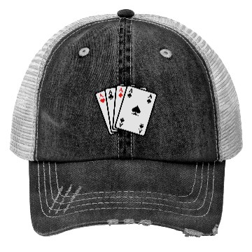 Discover Poker cards Trucker Hats