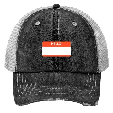 Discover Hello! My name is (RED) Trucker Hats