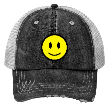 Discover Smiley Face Icon 2c Trucker Hats