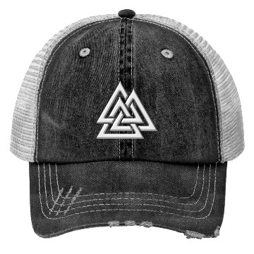 Discover Valknut, Wotan's Knot, Walknot, Odin, Valhalla Trucker Hats
