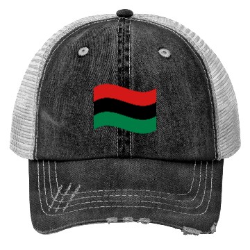 Discover Red, Black & Green Flag Trucker Hats