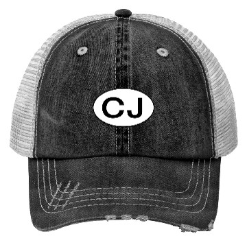 Discover Jeep CJ Oval Trucker Hats