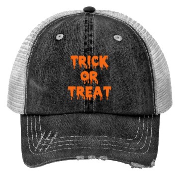 Discover Trick or treat Trucker Hats