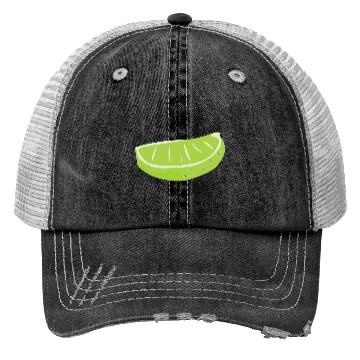 Discover Lime Wedge Trucker Hats