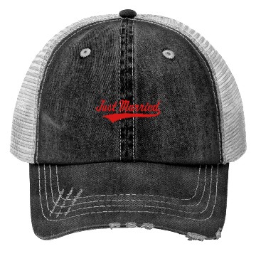 Discover Just Married (Marriage / Wedding) Trucker Hats