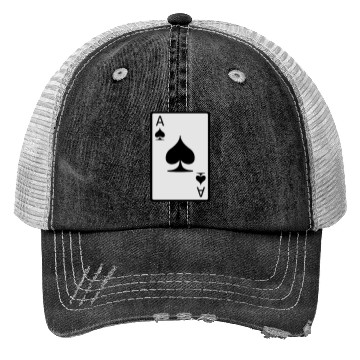 Discover Ace of Spades Trucker Hats