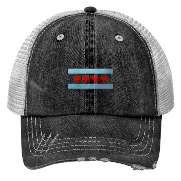 Discover Chicago Polish Flag Trucker Hats