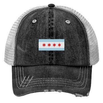 Discover Flag of Chicago Trucker Hats