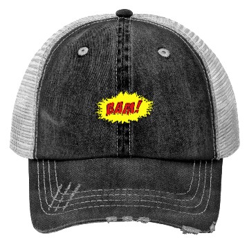 Discover BAM! (Cartoon Comic style) Trucker Hats