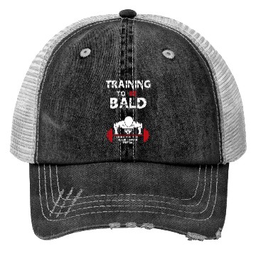 Discover Gym - Training to be bald, push Postal Service, sit up, squat Trucker Hats