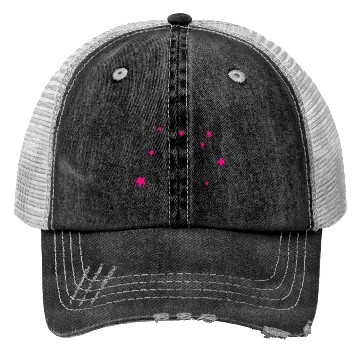 Discover Stars, Pink, Bling Bling Trucker Hats